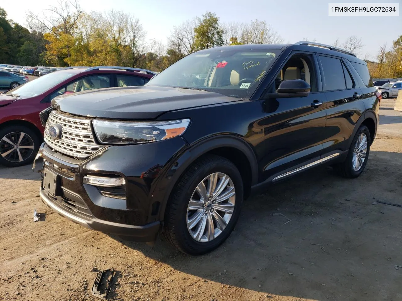 2020 Ford Explorer Limited VIN: 1FMSK8FH9LGC72634 Lot: 75297004