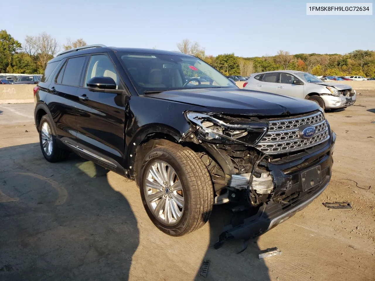 2020 Ford Explorer Limited VIN: 1FMSK8FH9LGC72634 Lot: 75297004