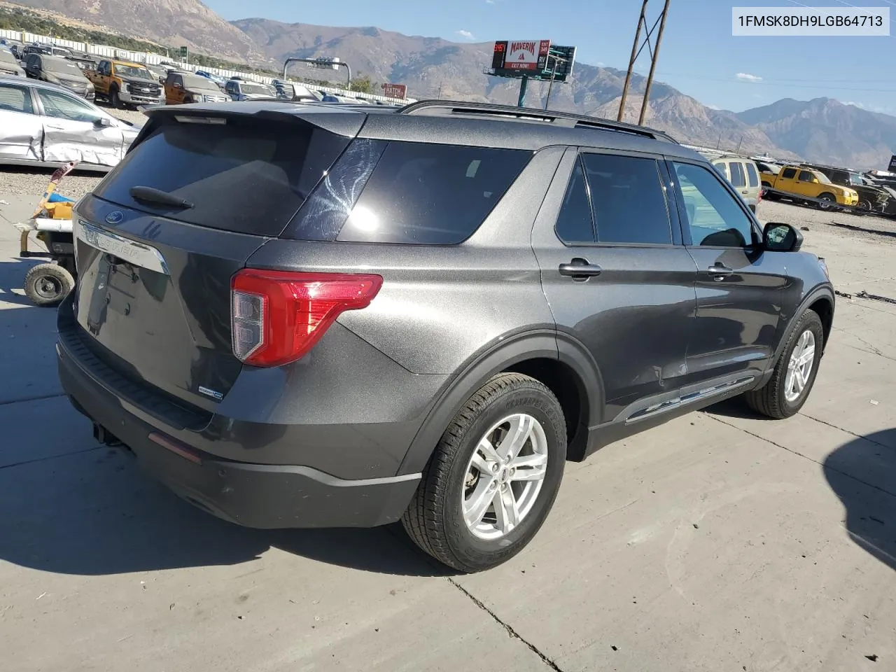 2020 Ford Explorer Xlt VIN: 1FMSK8DH9LGB64713 Lot: 75526514