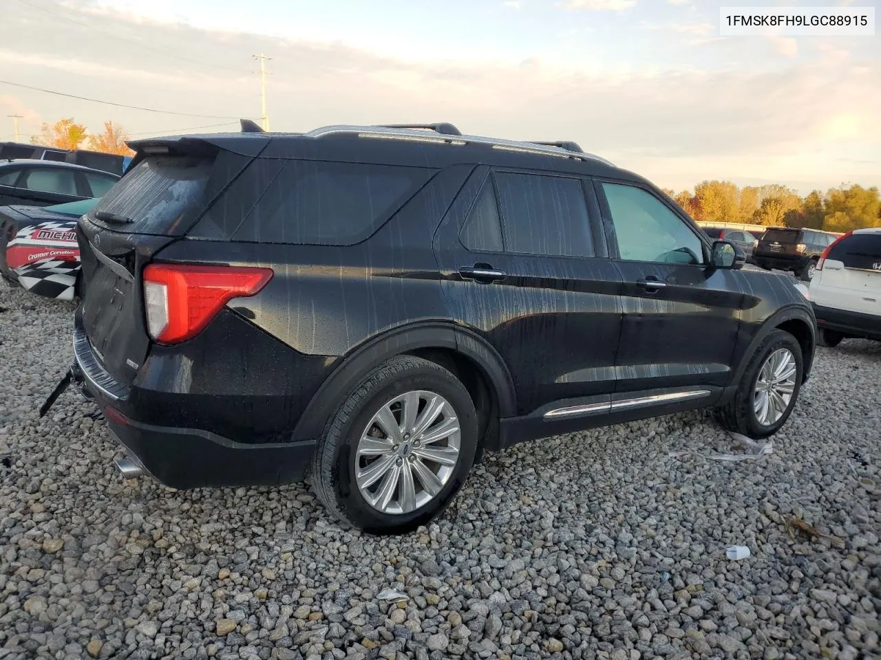 2020 Ford Explorer Limited VIN: 1FMSK8FH9LGC88915 Lot: 75613844