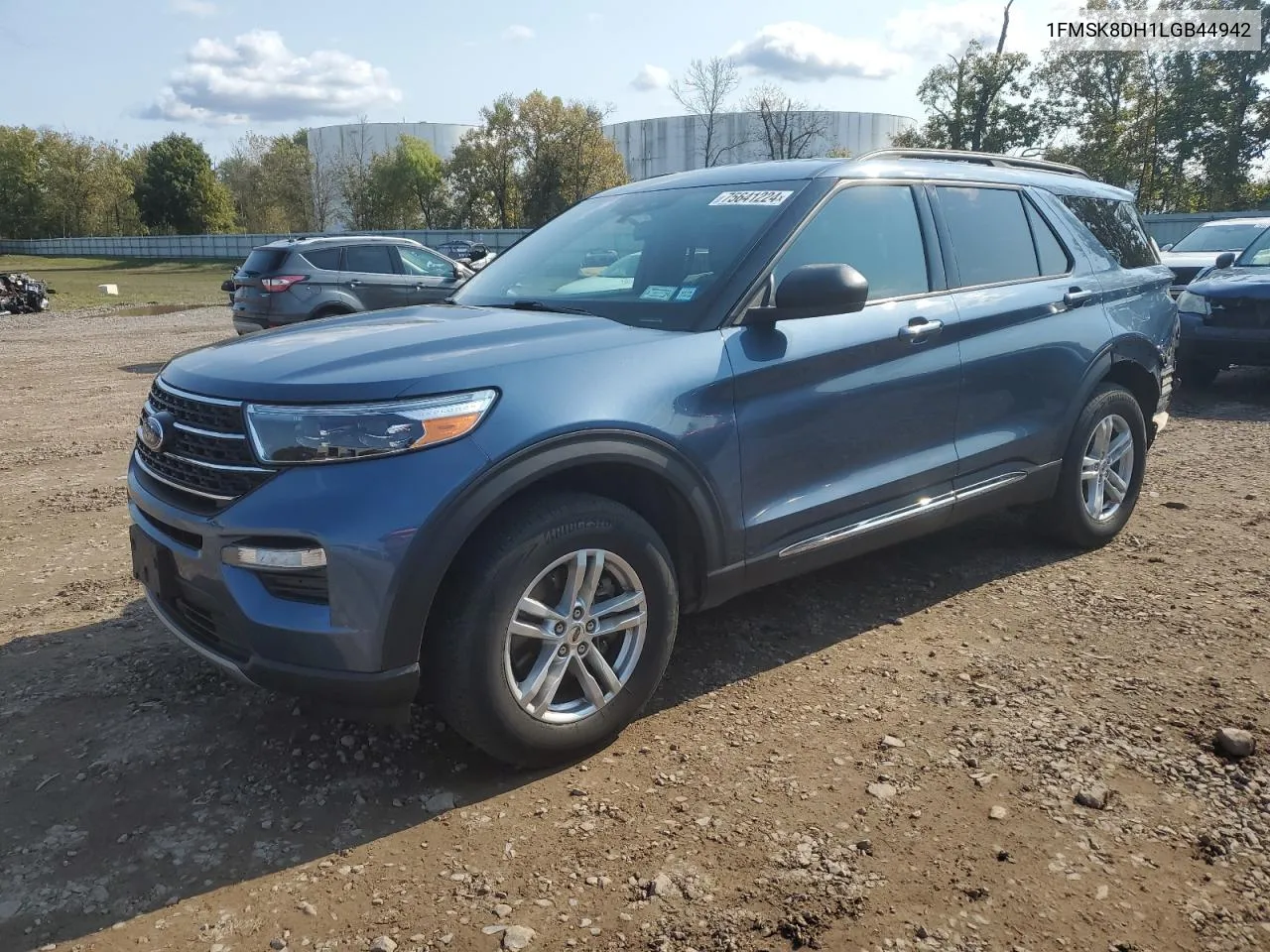 2020 Ford Explorer Xlt VIN: 1FMSK8DH1LGB44942 Lot: 75641224