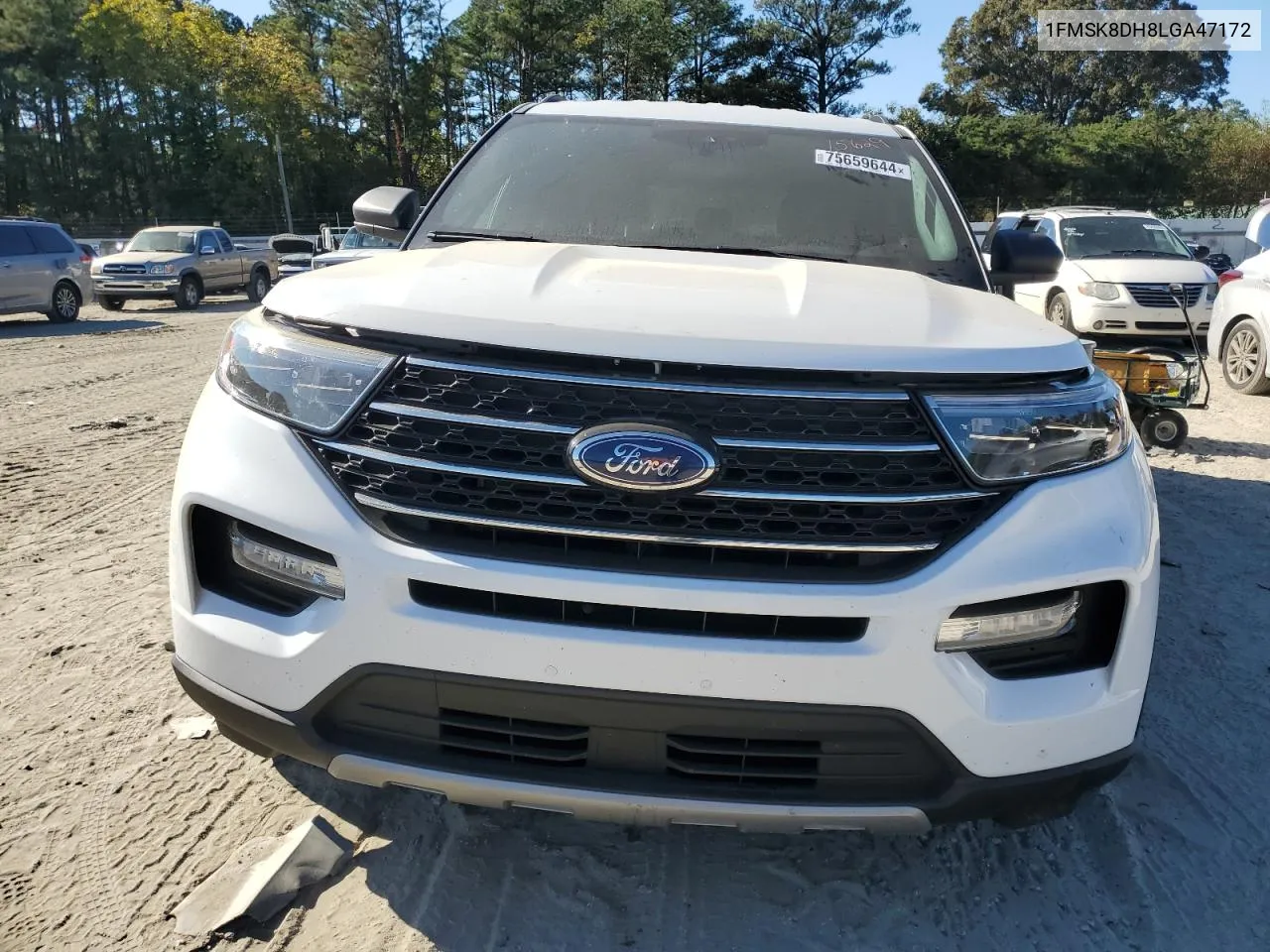 2020 Ford Explorer Xlt VIN: 1FMSK8DH8LGA47172 Lot: 75659644