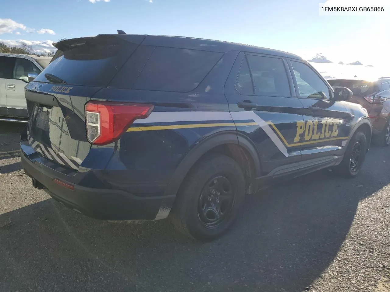 2020 Ford Explorer Police Interceptor VIN: 1FM5K8ABXLGB65866 Lot: 75952704