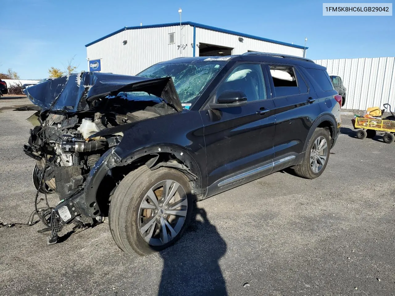 2020 Ford Explorer Platinum VIN: 1FM5K8HC6LGB29042 Lot: 76128114