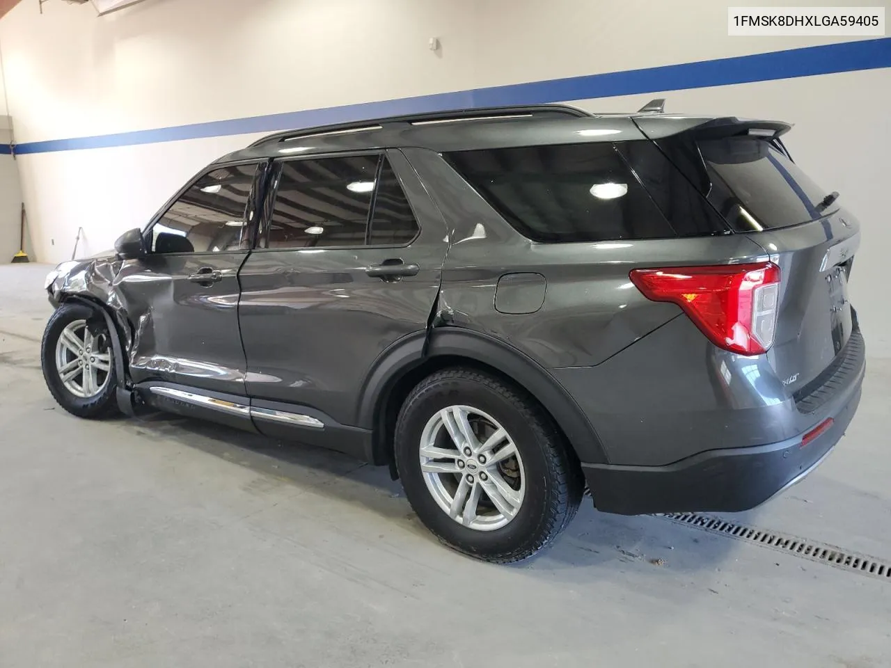 2020 Ford Explorer Xlt VIN: 1FMSK8DHXLGA59405 Lot: 76207114