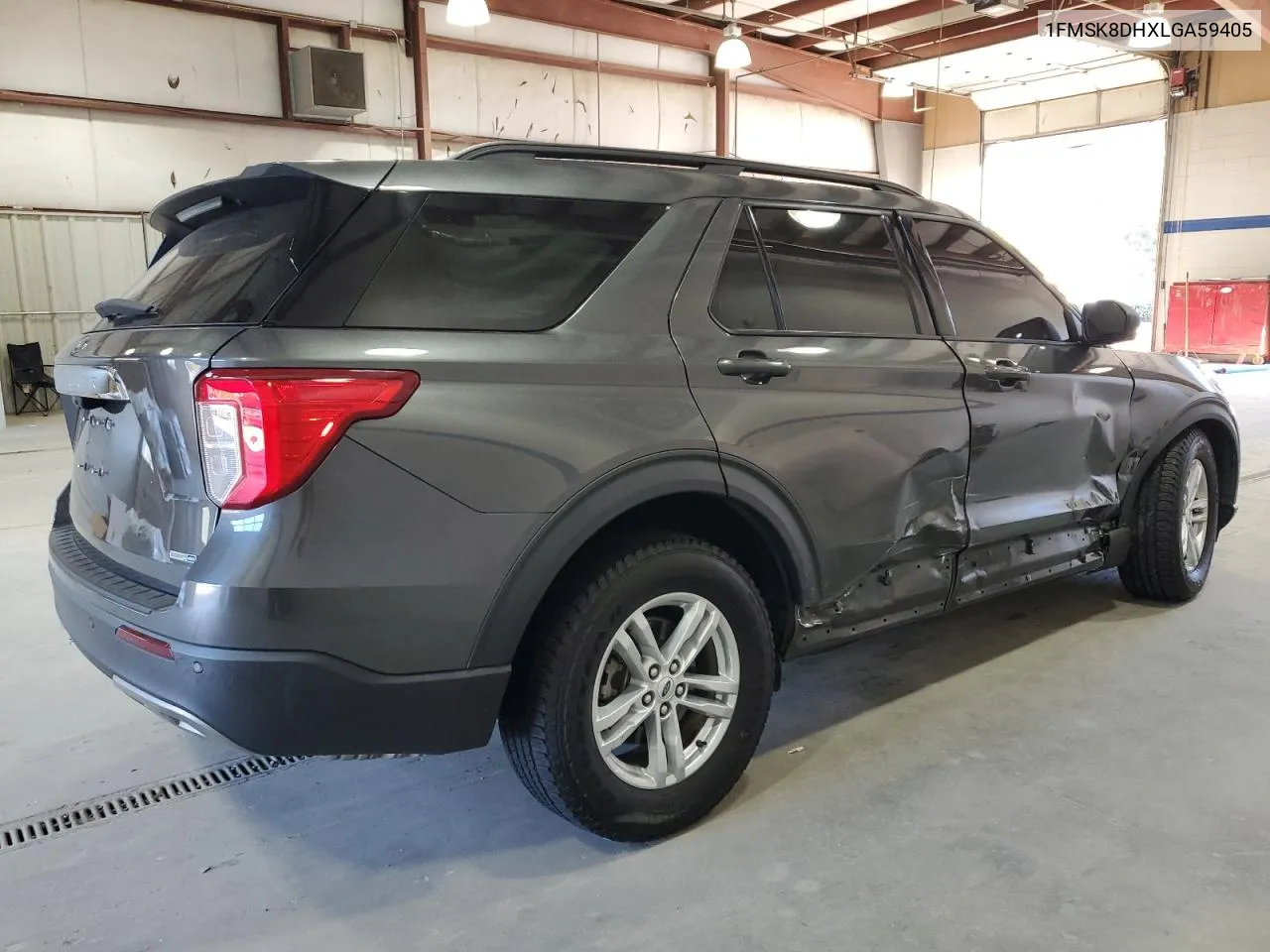 2020 Ford Explorer Xlt VIN: 1FMSK8DHXLGA59405 Lot: 76207114