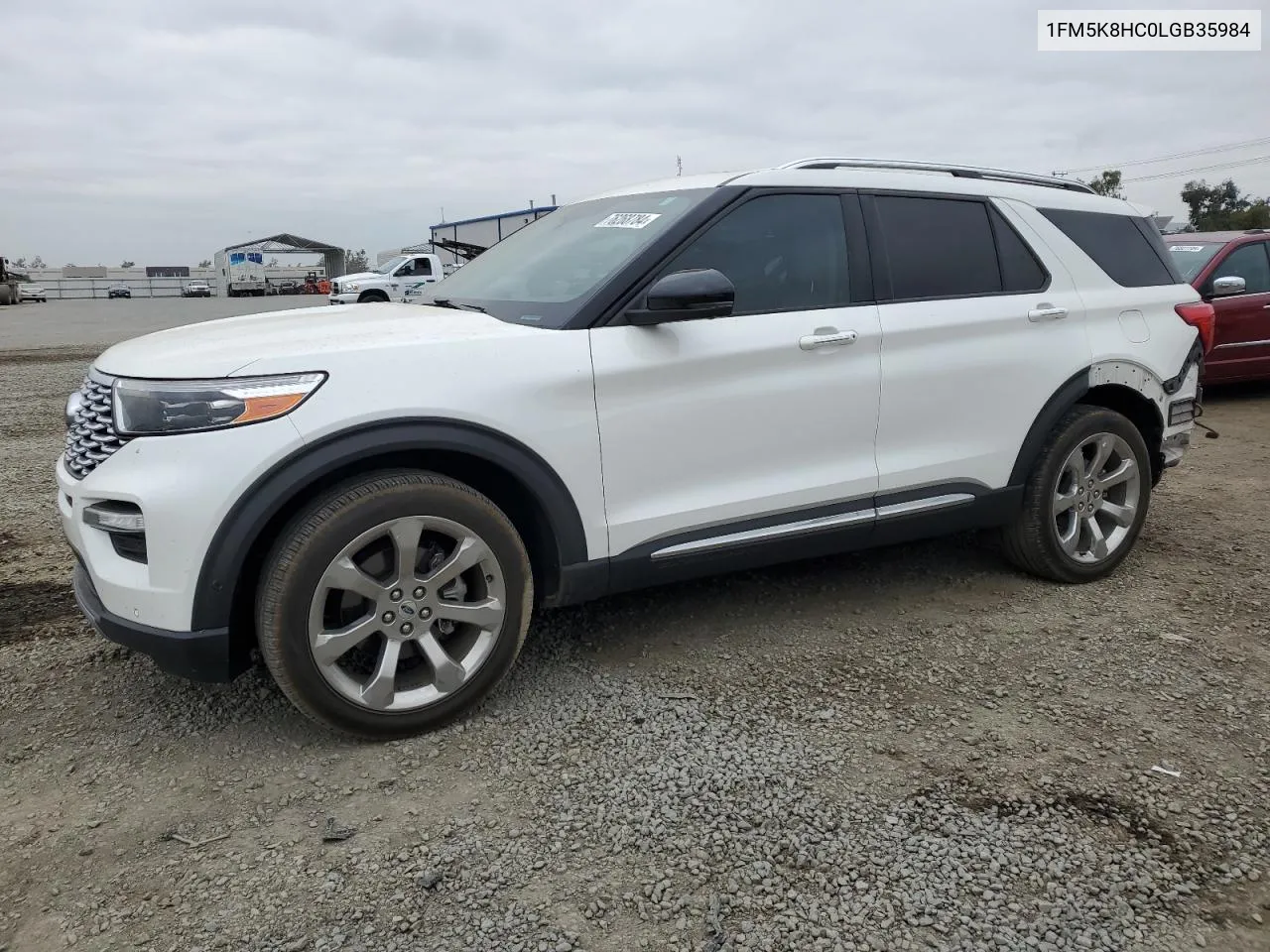 2020 Ford Explorer Platinum VIN: 1FM5K8HC0LGB35984 Lot: 76268784