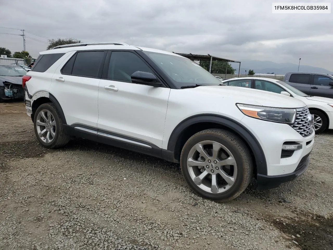 2020 Ford Explorer Platinum VIN: 1FM5K8HC0LGB35984 Lot: 76268784