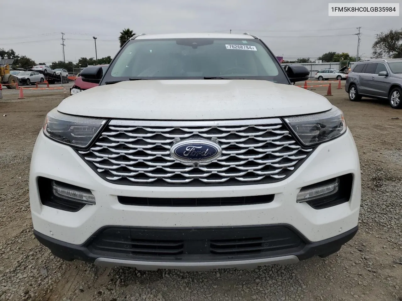 2020 Ford Explorer Platinum VIN: 1FM5K8HC0LGB35984 Lot: 76268784