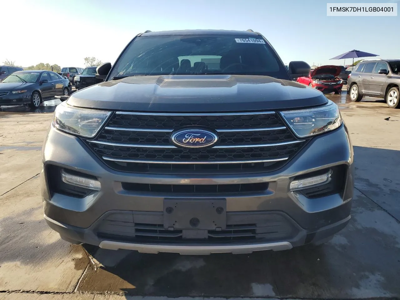 2020 Ford Explorer Xlt VIN: 1FMSK7DH1LGB04001 Lot: 76541094