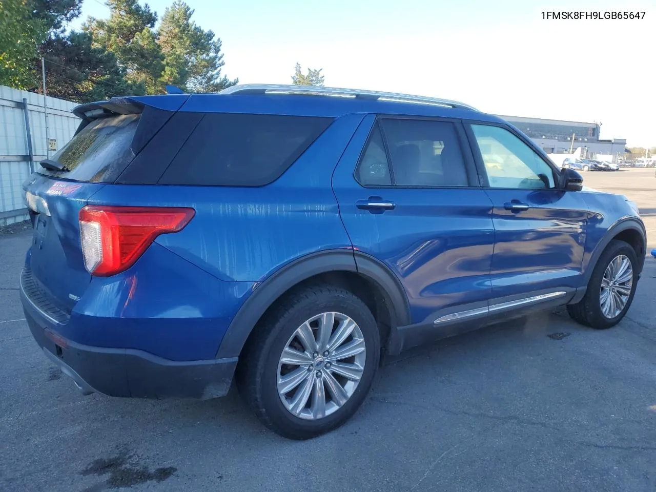 2020 Ford Explorer Limited VIN: 1FMSK8FH9LGB65647 Lot: 76553084