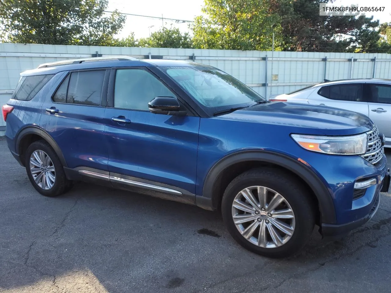 2020 Ford Explorer Limited VIN: 1FMSK8FH9LGB65647 Lot: 76553084