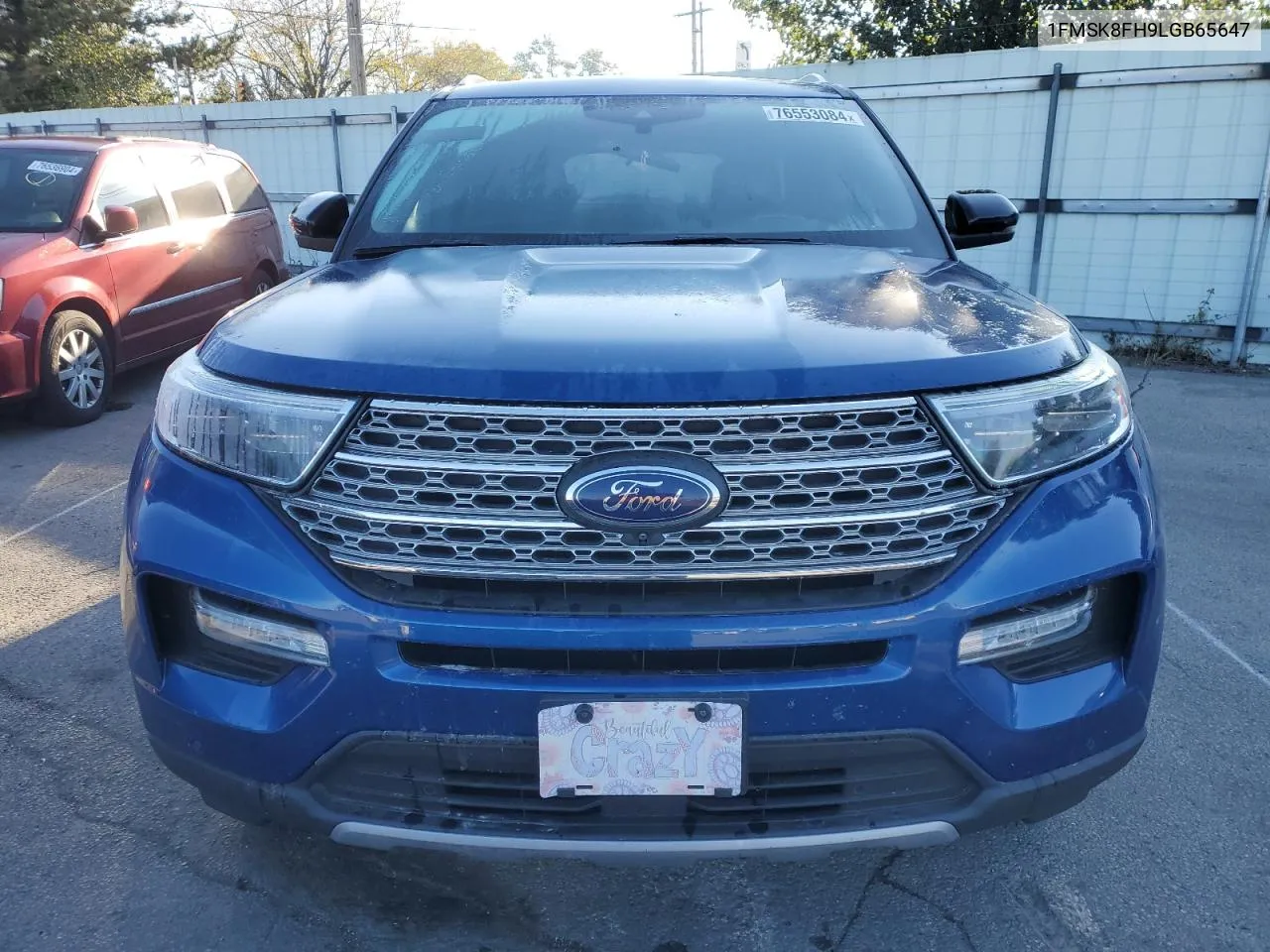 2020 Ford Explorer Limited VIN: 1FMSK8FH9LGB65647 Lot: 76553084