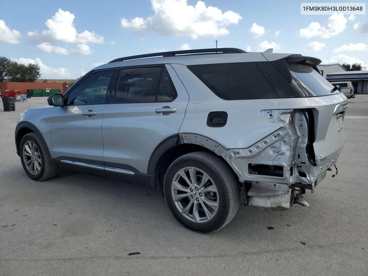 2020 Ford Explorer Xlt VIN: 1FMSK8DH3LGD13648 Lot: 76606294