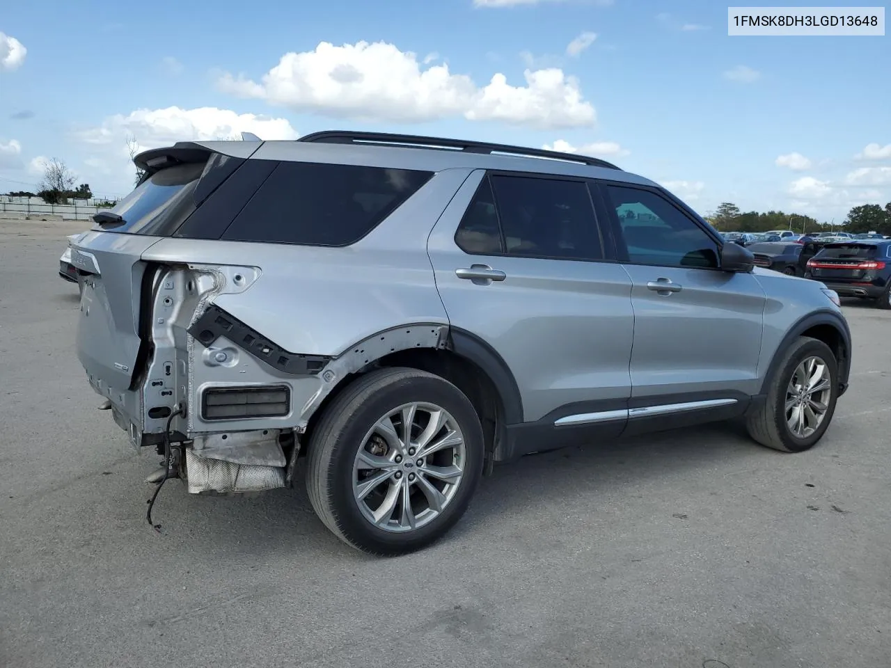 2020 Ford Explorer Xlt VIN: 1FMSK8DH3LGD13648 Lot: 76606294