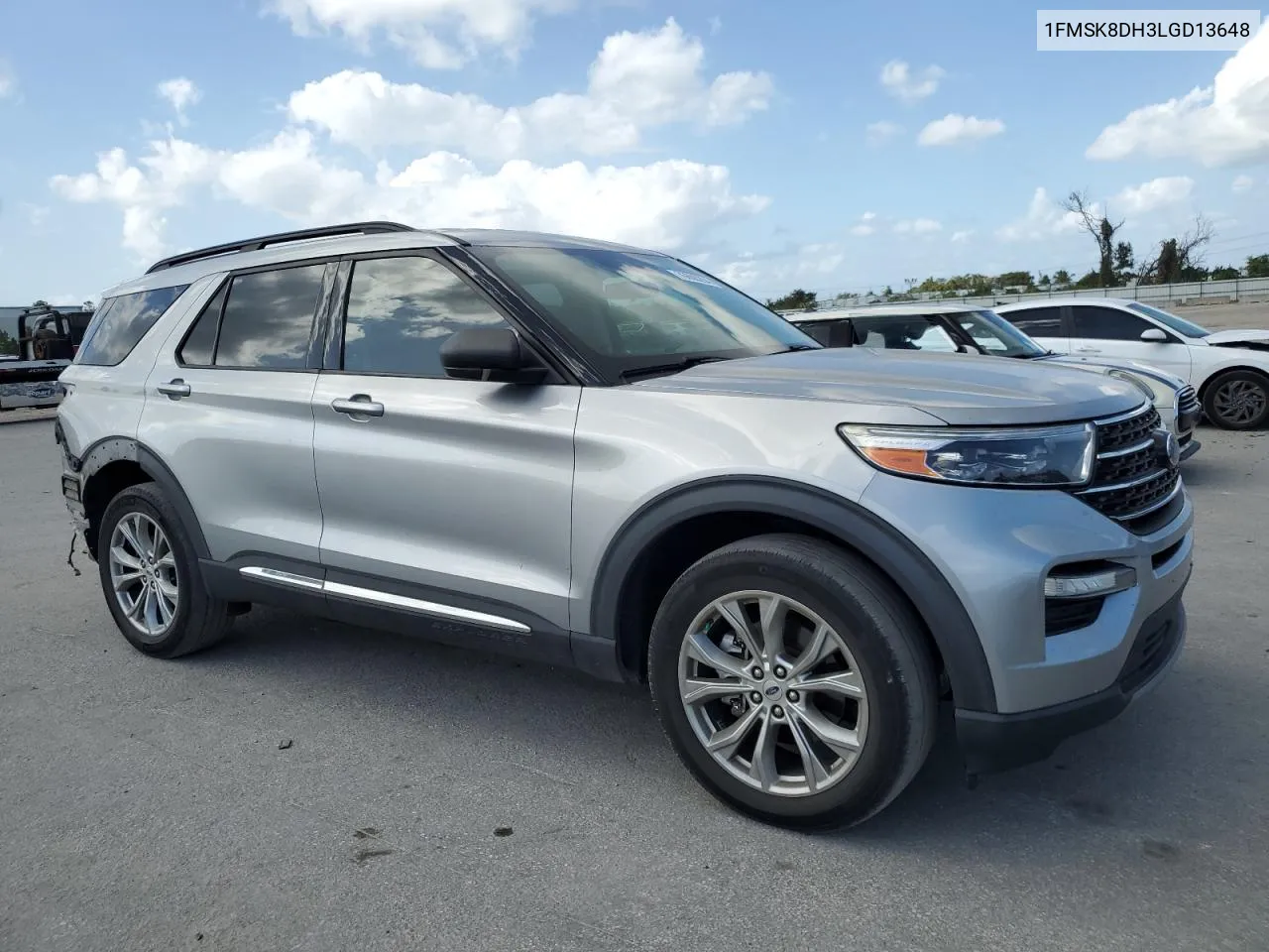 2020 Ford Explorer Xlt VIN: 1FMSK8DH3LGD13648 Lot: 76606294