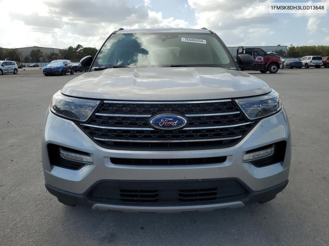 2020 Ford Explorer Xlt VIN: 1FMSK8DH3LGD13648 Lot: 76606294