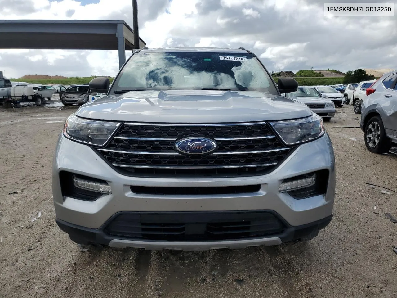 2020 Ford Explorer Xlt VIN: 1FMSK8DH7LGD13250 Lot: 76777314