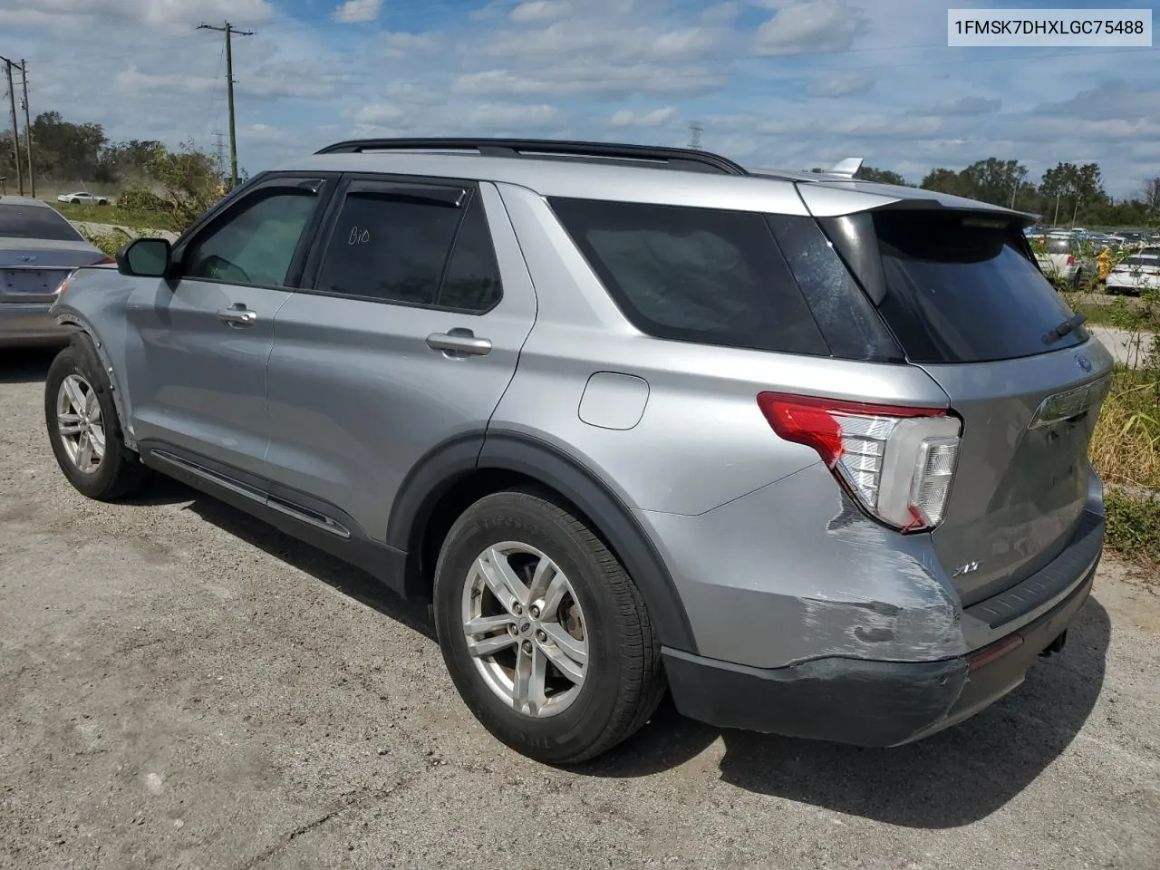 2020 Ford Explorer Xlt VIN: 1FMSK7DHXLGC75488 Lot: 76870164