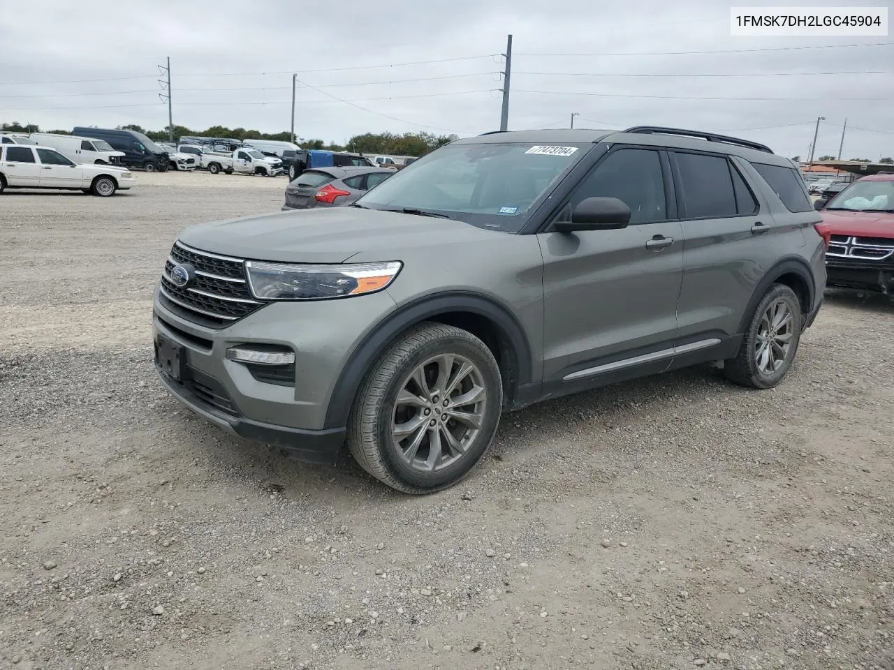 2020 Ford Explorer Xlt VIN: 1FMSK7DH2LGC45904 Lot: 77473704