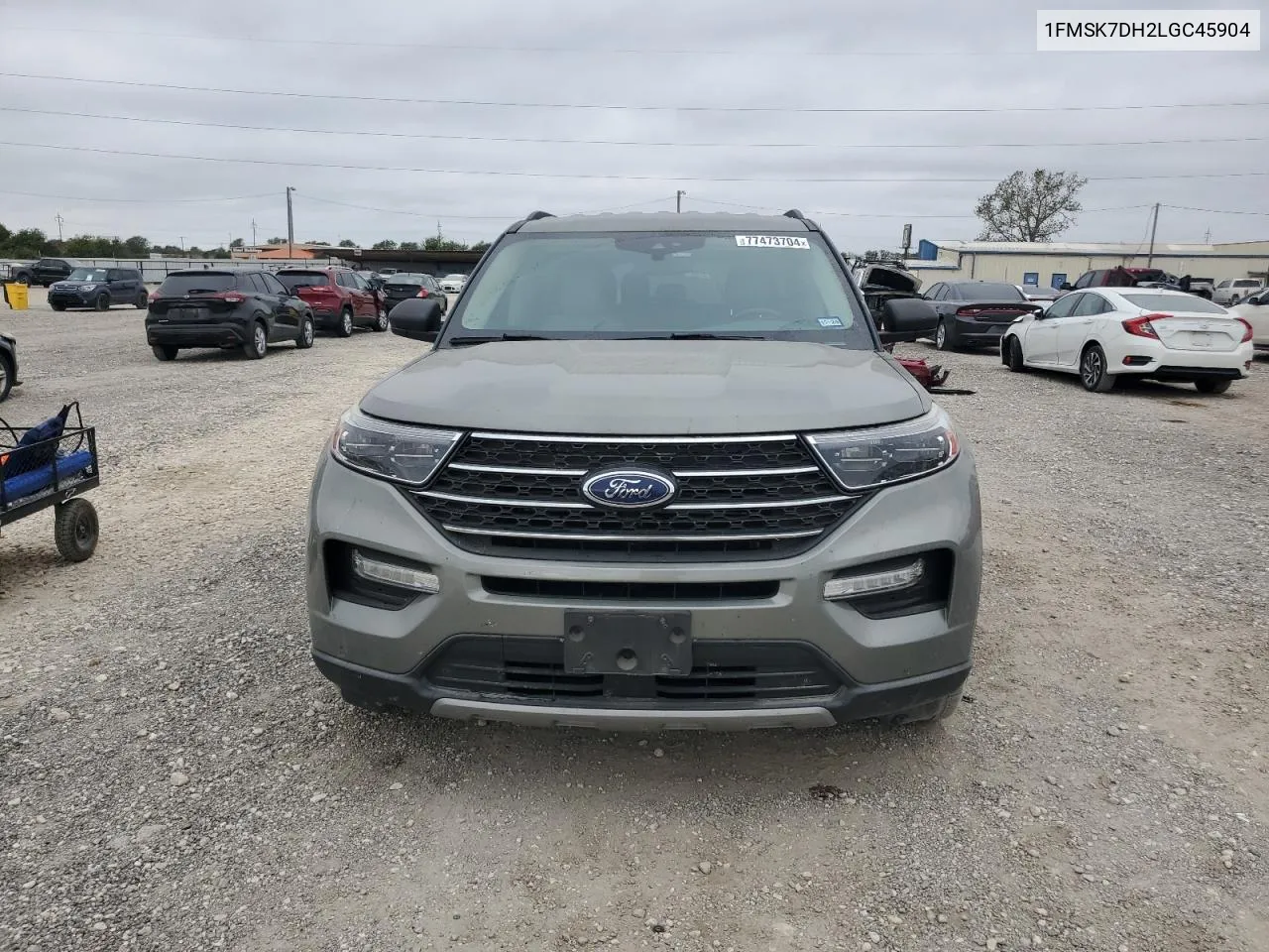 2020 Ford Explorer Xlt VIN: 1FMSK7DH2LGC45904 Lot: 77473704