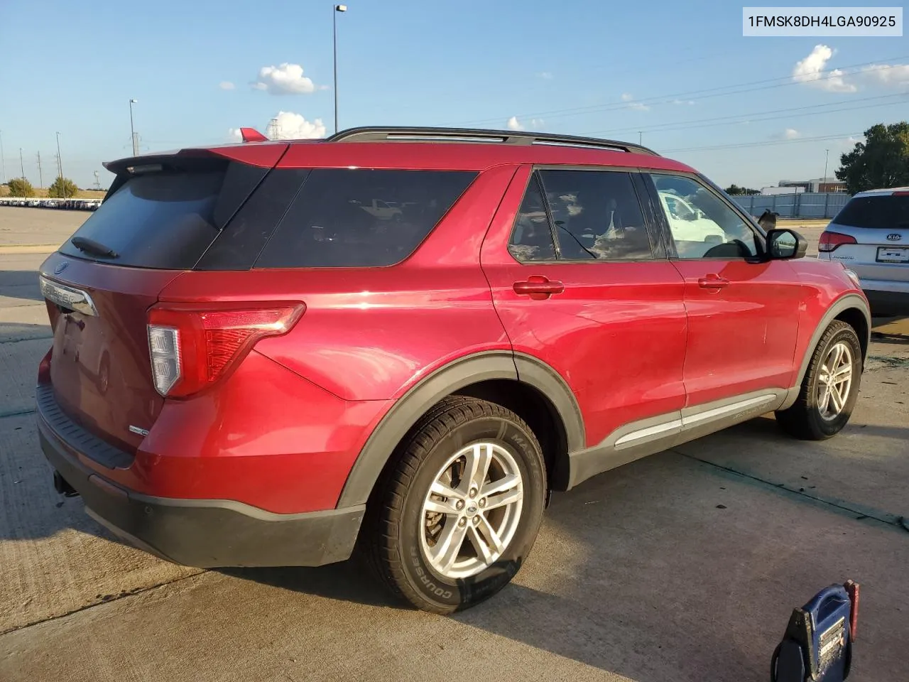 2020 Ford Explorer Xlt VIN: 1FMSK8DH4LGA90925 Lot: 77492624