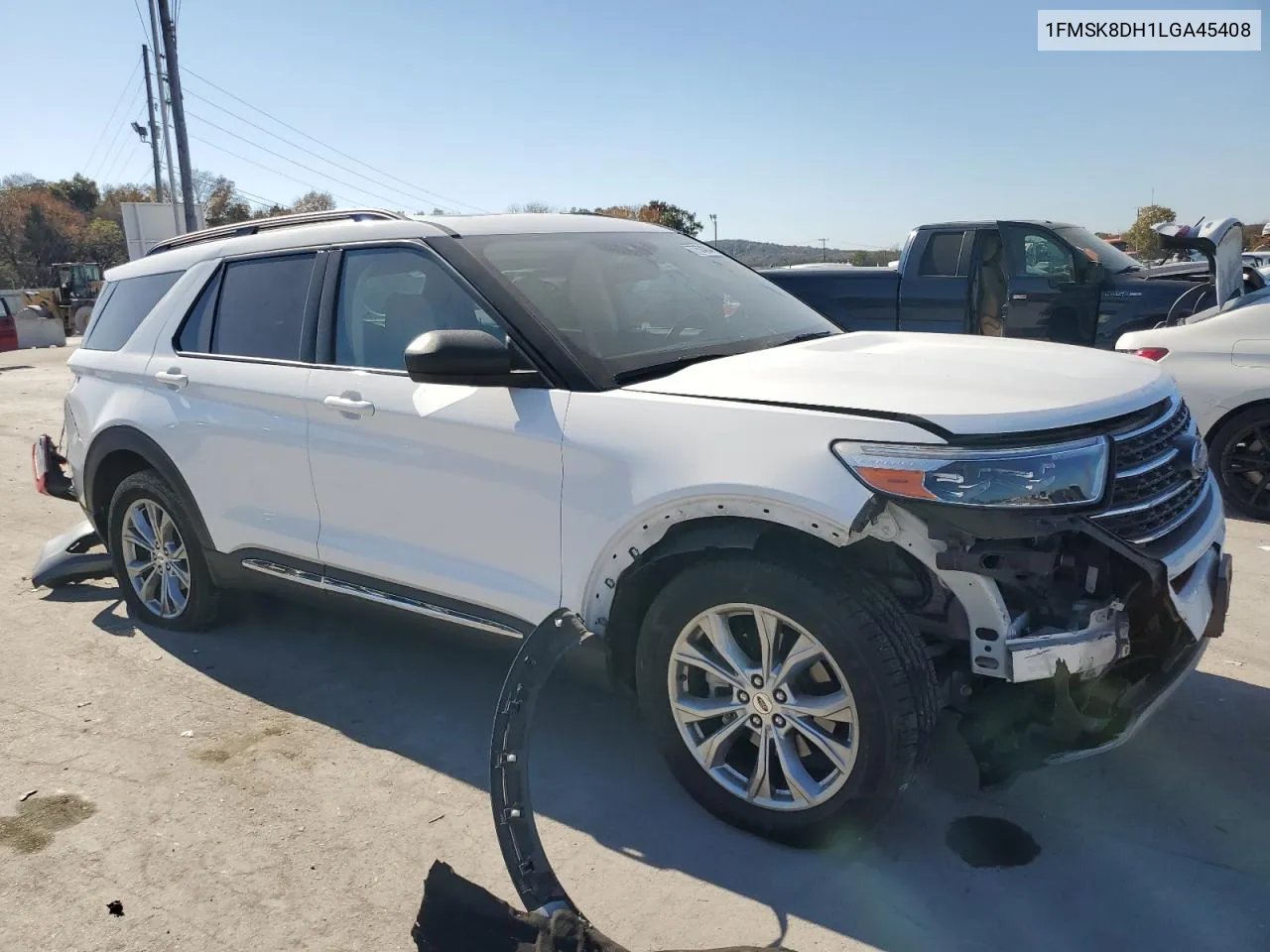 2020 Ford Explorer Xlt VIN: 1FMSK8DH1LGA45408 Lot: 77574644