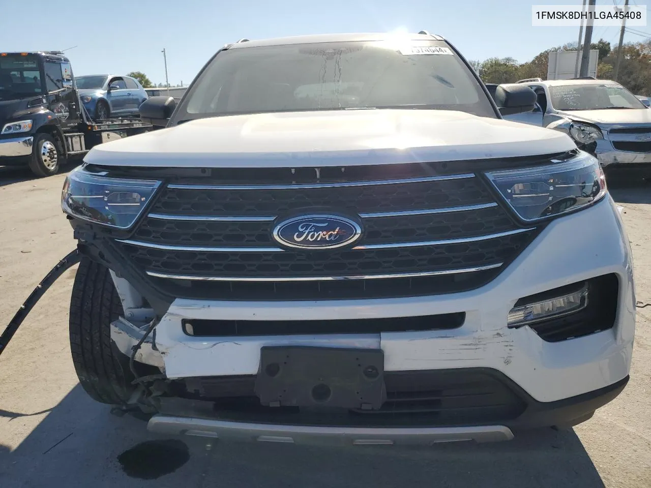 2020 Ford Explorer Xlt VIN: 1FMSK8DH1LGA45408 Lot: 77574644