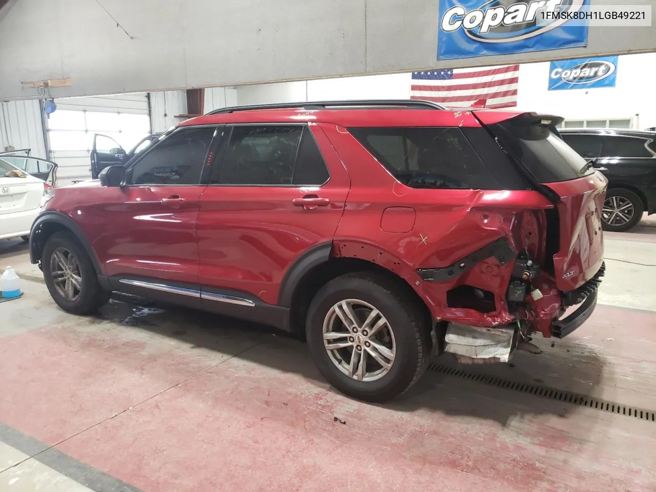 2020 Ford Explorer Xlt VIN: 1FMSK8DH1LGB49221 Lot: 77638414