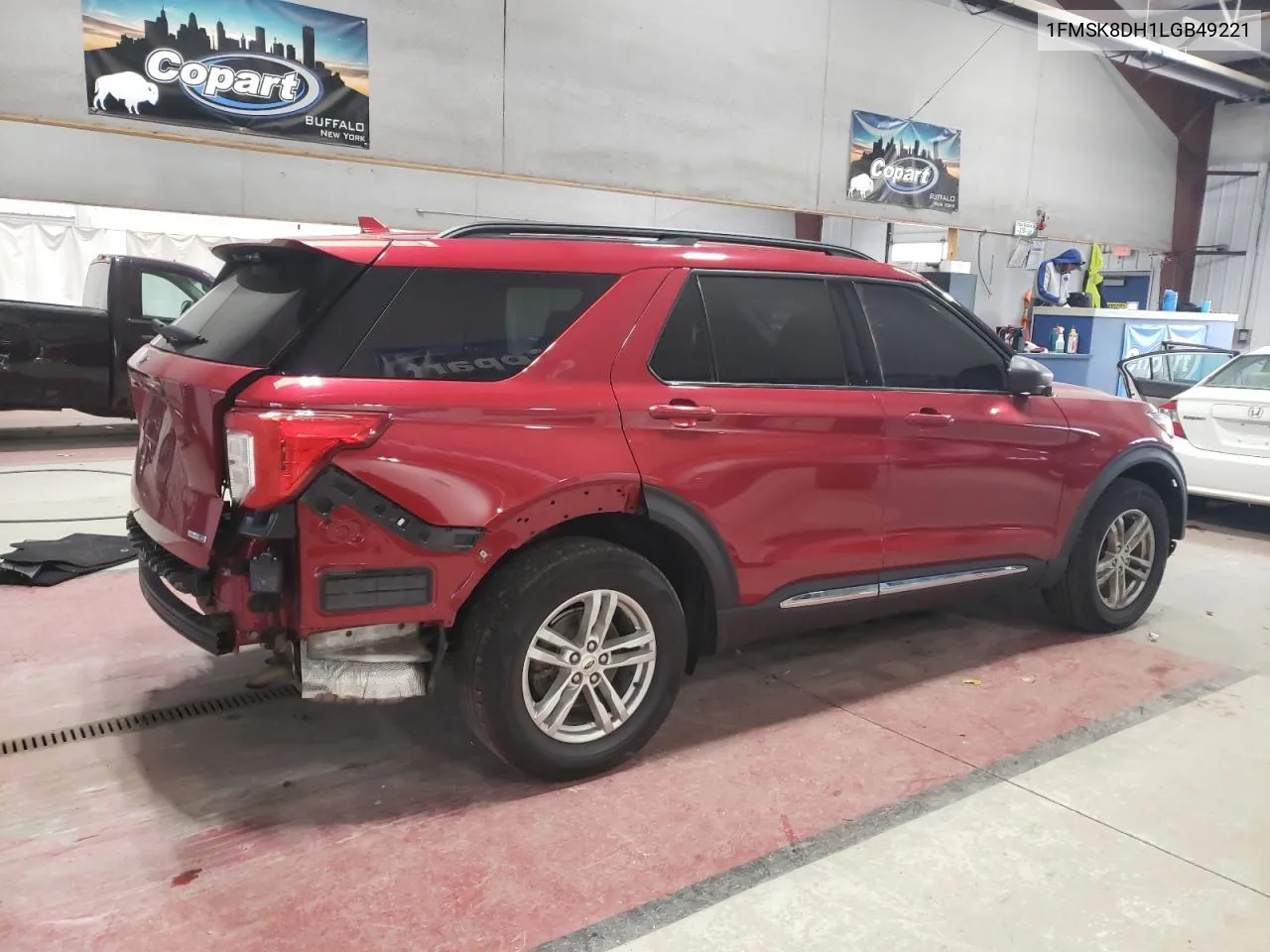 2020 Ford Explorer Xlt VIN: 1FMSK8DH1LGB49221 Lot: 77638414