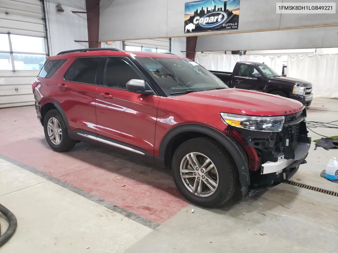 2020 Ford Explorer Xlt VIN: 1FMSK8DH1LGB49221 Lot: 77638414