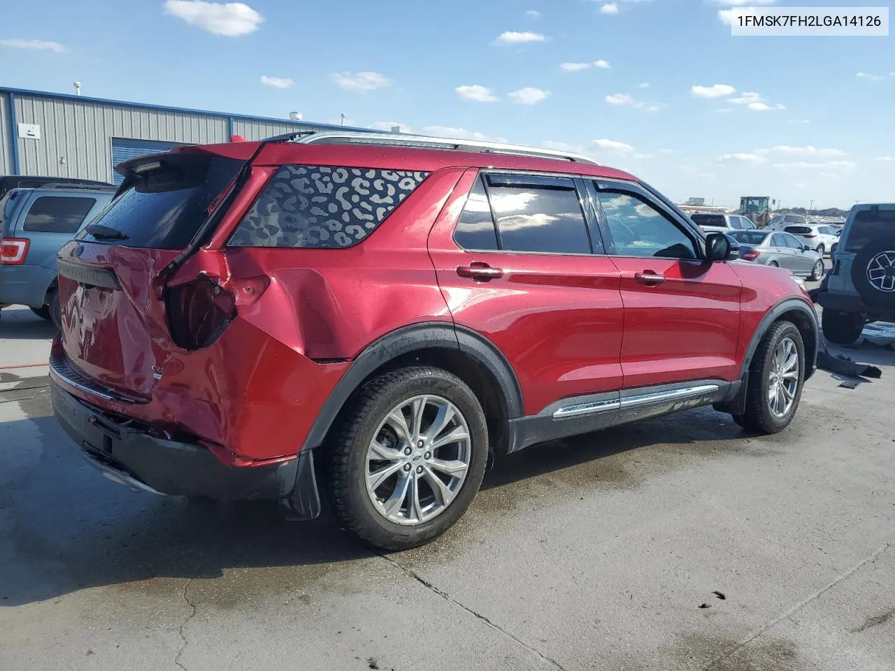 2020 Ford Explorer Limited VIN: 1FMSK7FH2LGA14126 Lot: 77658784