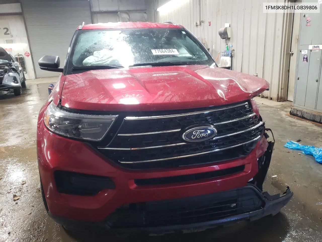 2020 Ford Explorer Xlt VIN: 1FMSK8DH1LGB39806 Lot: 77664384