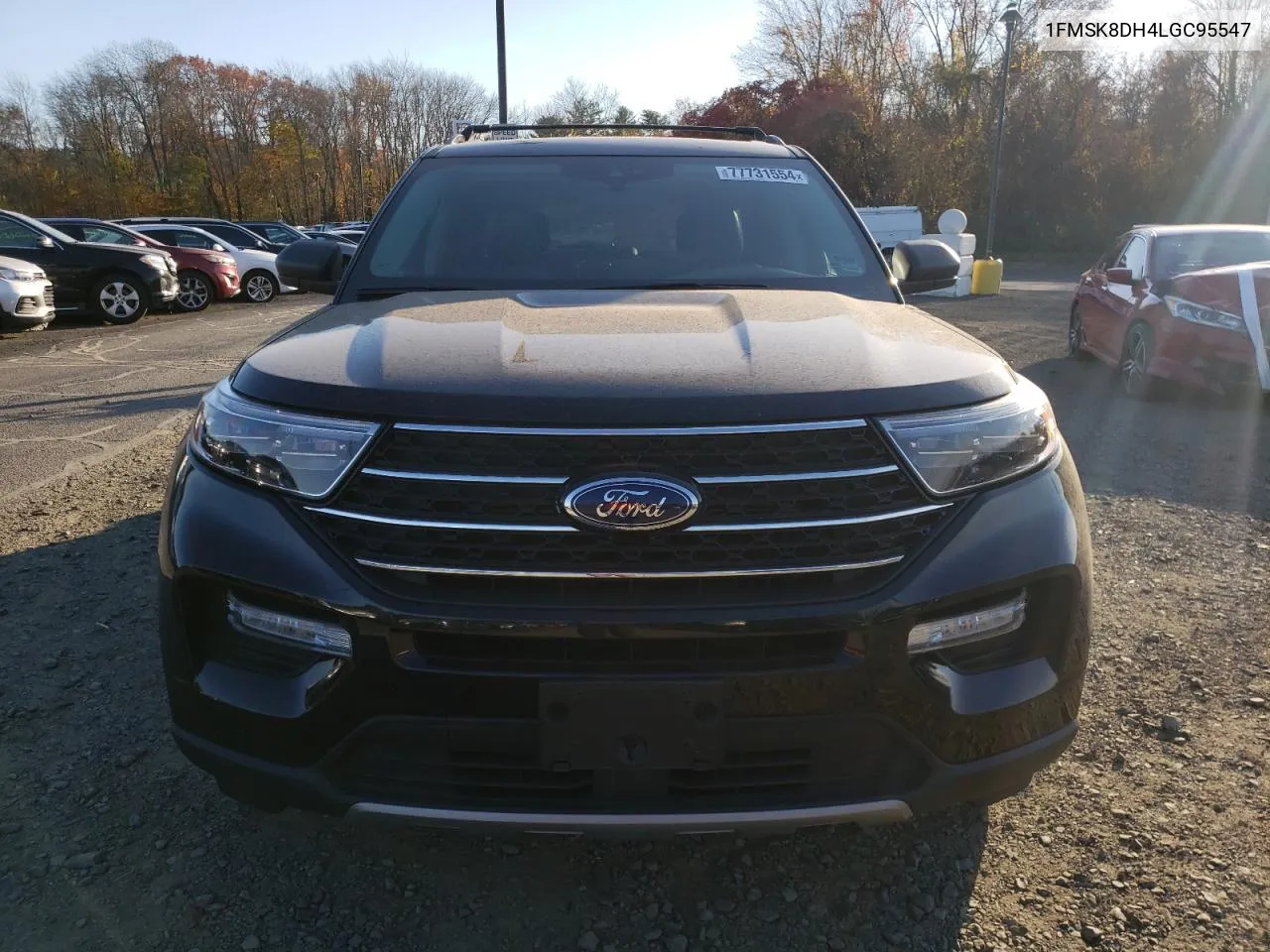 2020 Ford Explorer Xlt VIN: 1FMSK8DH4LGC95547 Lot: 77731554