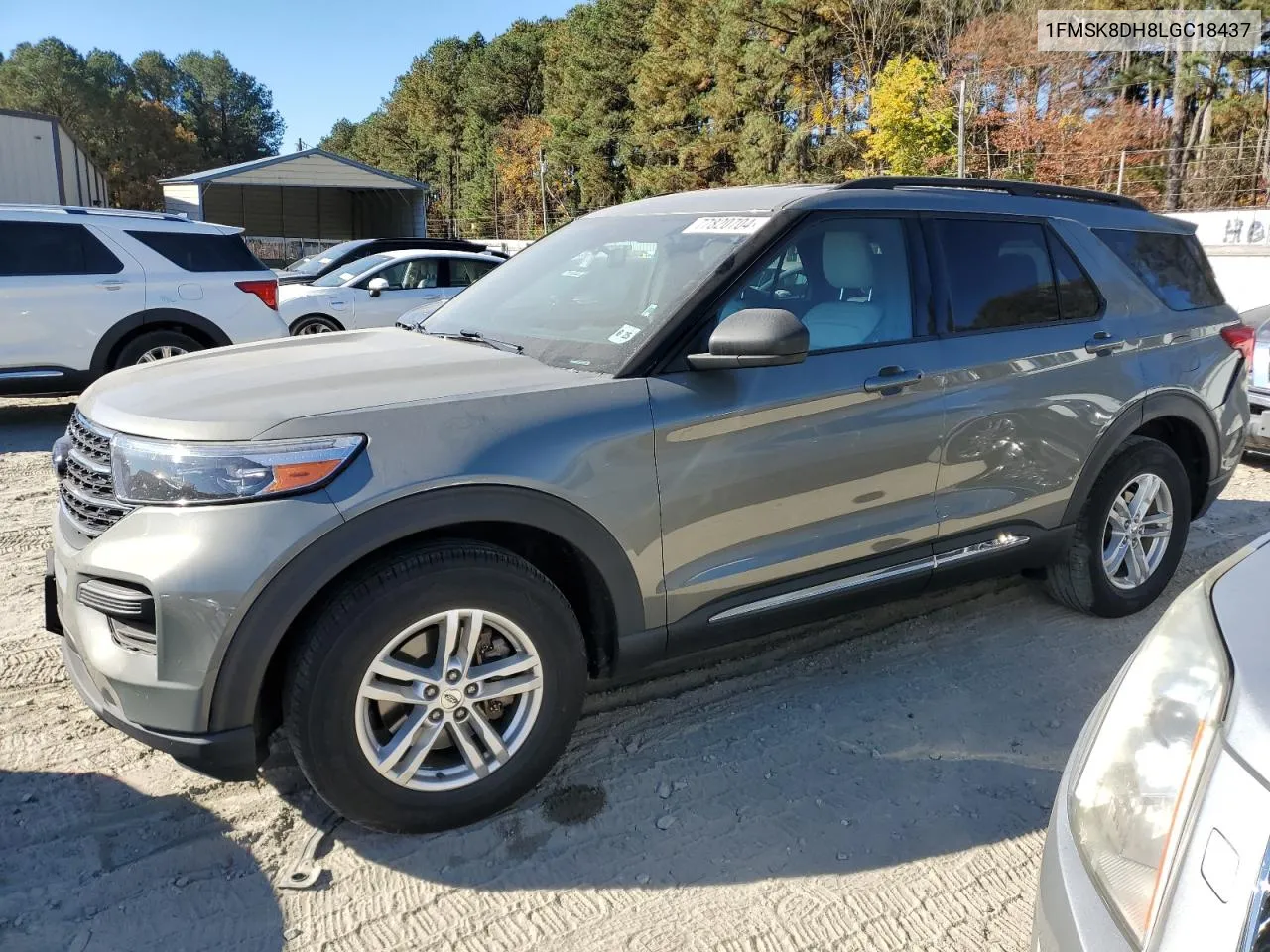 2020 Ford Explorer Xlt VIN: 1FMSK8DH8LGC18437 Lot: 77820704