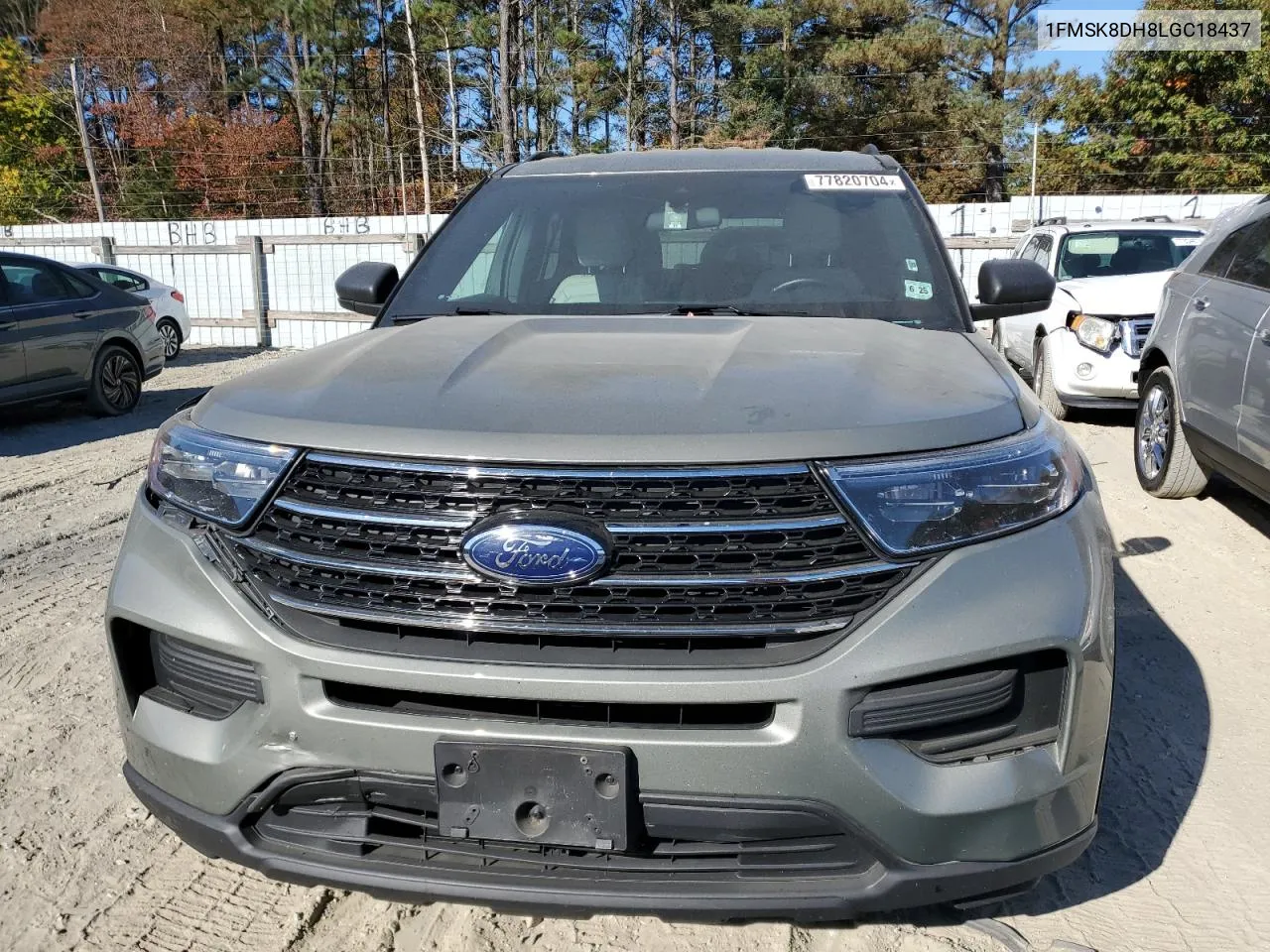 2020 Ford Explorer Xlt VIN: 1FMSK8DH8LGC18437 Lot: 77820704