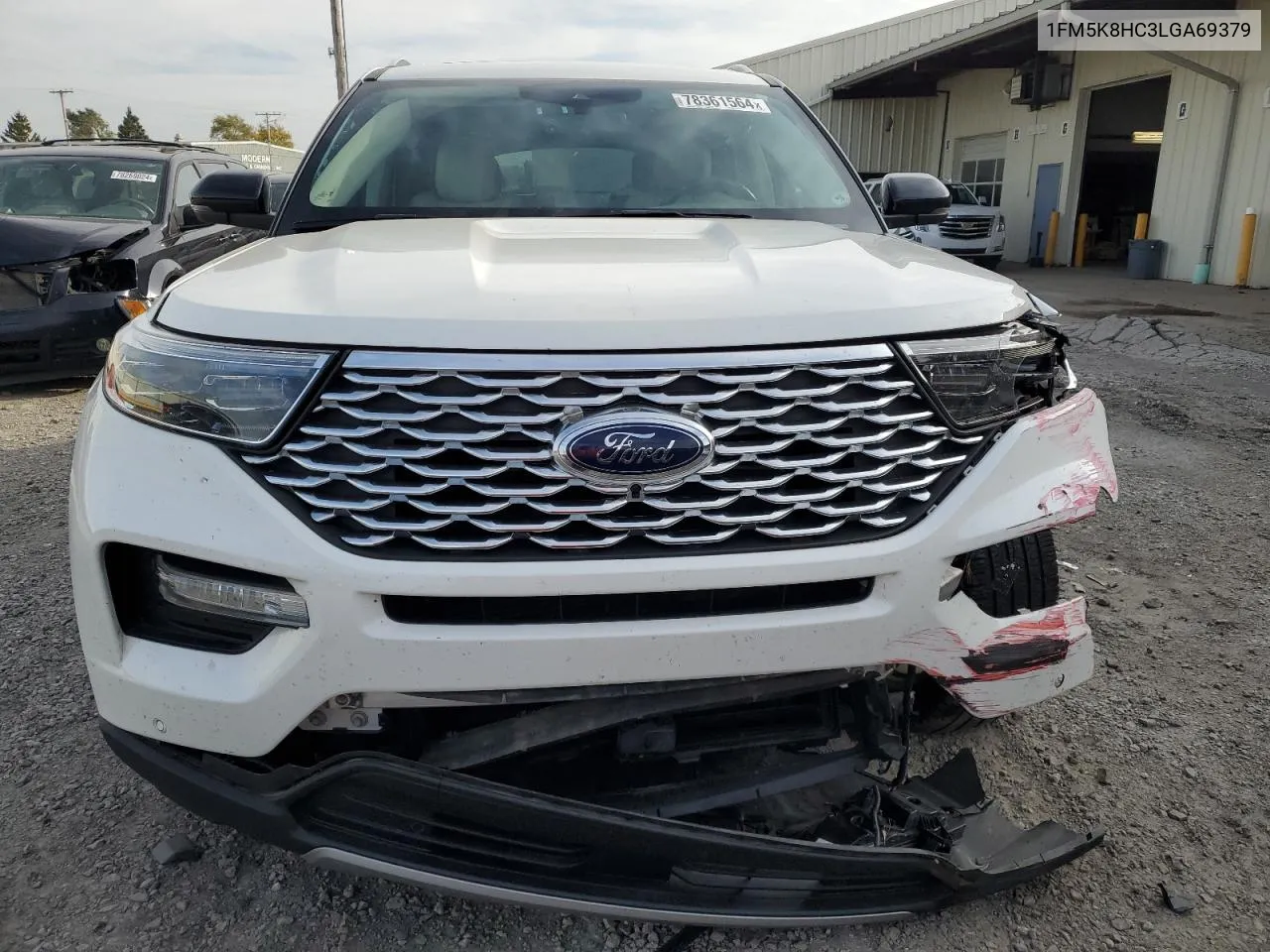 2020 Ford Explorer Platinum VIN: 1FM5K8HC3LGA69379 Lot: 78361564