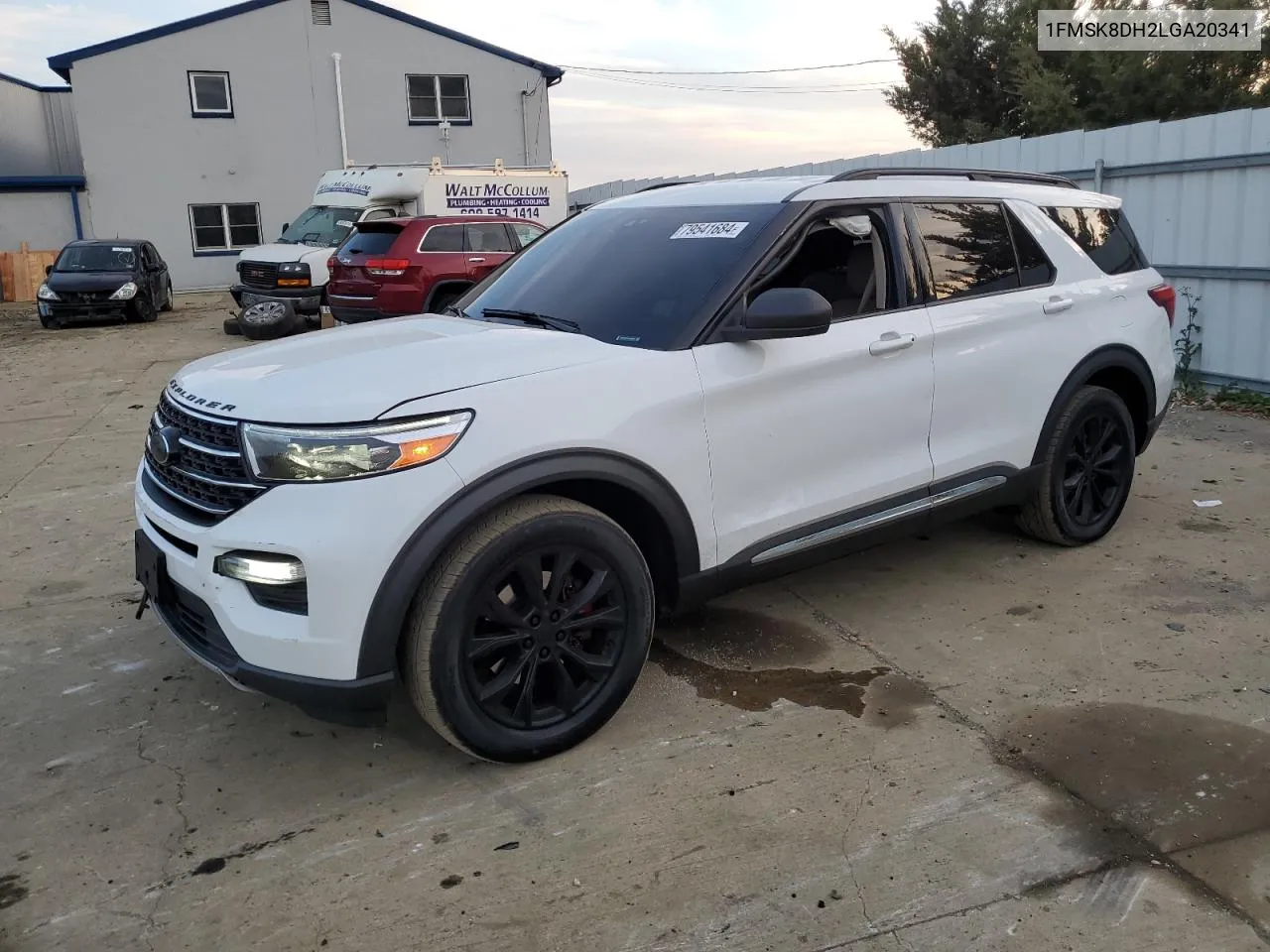 2020 Ford Explorer Xlt VIN: 1FMSK8DH2LGA20341 Lot: 79541684