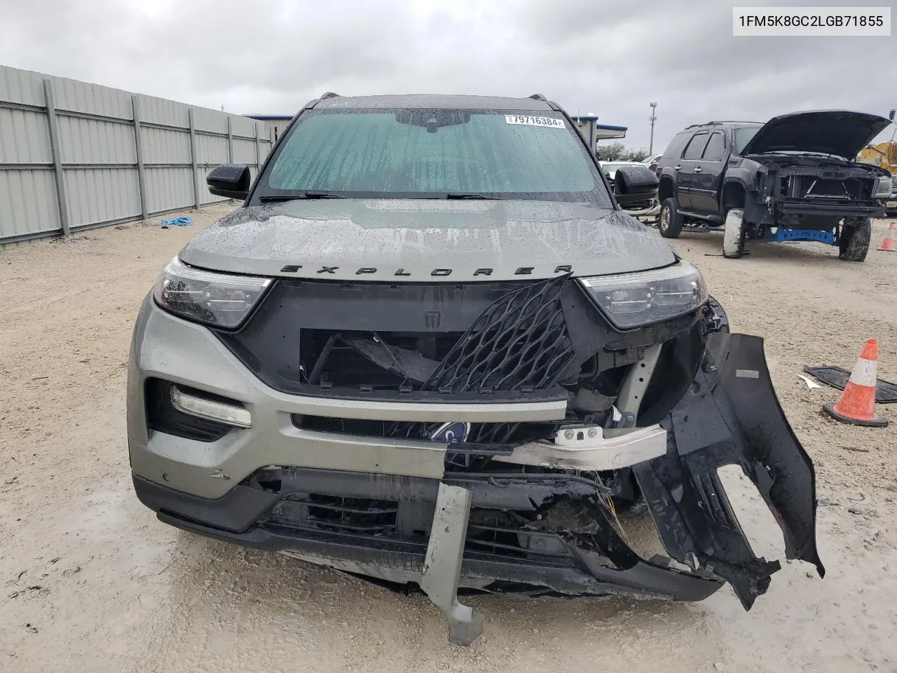 2020 Ford Explorer St VIN: 1FM5K8GC2LGB71855 Lot: 79716384