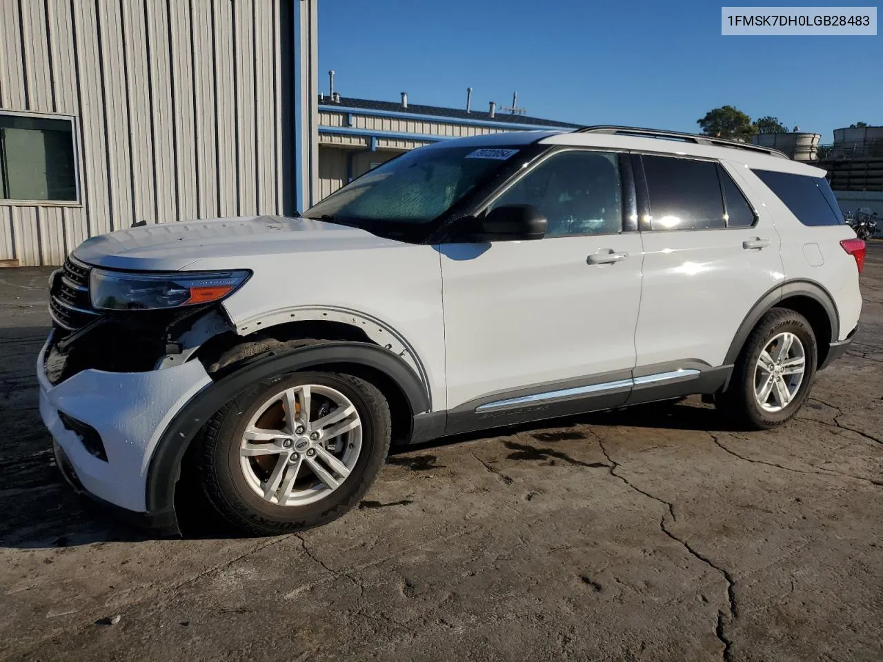 2020 Ford Explorer Xlt VIN: 1FMSK7DH0LGB28483 Lot: 79722054