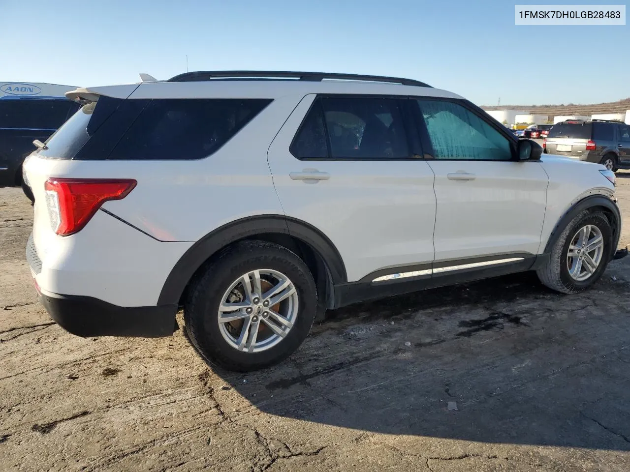 2020 Ford Explorer Xlt VIN: 1FMSK7DH0LGB28483 Lot: 79722054