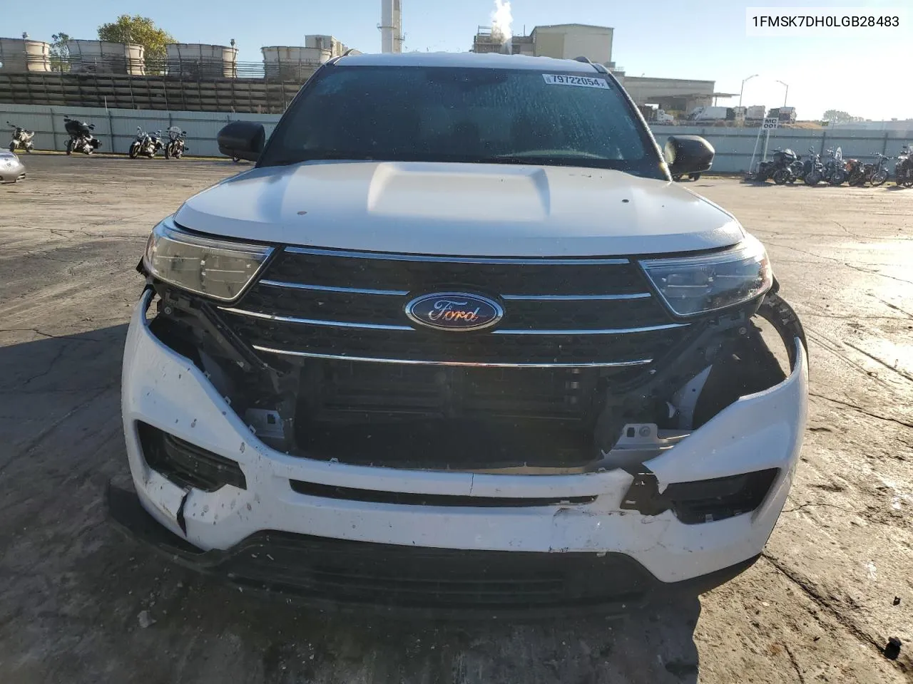 2020 Ford Explorer Xlt VIN: 1FMSK7DH0LGB28483 Lot: 79722054