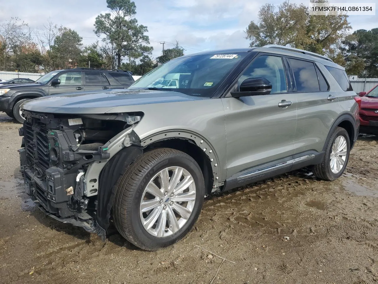 2020 Ford Explorer Limited VIN: 1FMSK7FH4LGB61354 Lot: 79728744