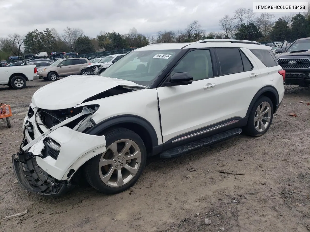 2020 Ford Explorer Platinum VIN: 1FM5K8HC6LGB18428 Lot: 80414284