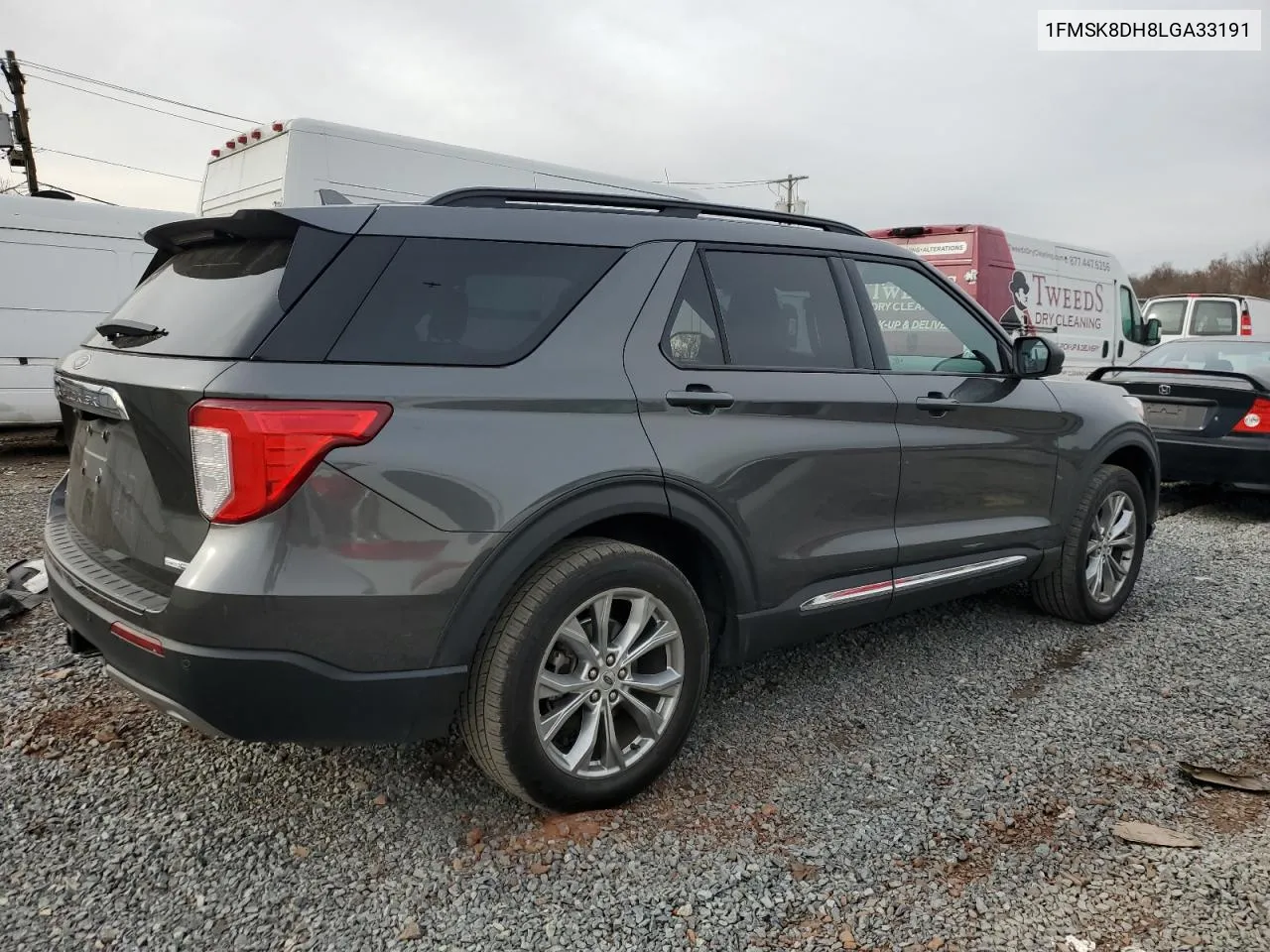 2020 Ford Explorer Xlt VIN: 1FMSK8DH8LGA33191 Lot: 80827054