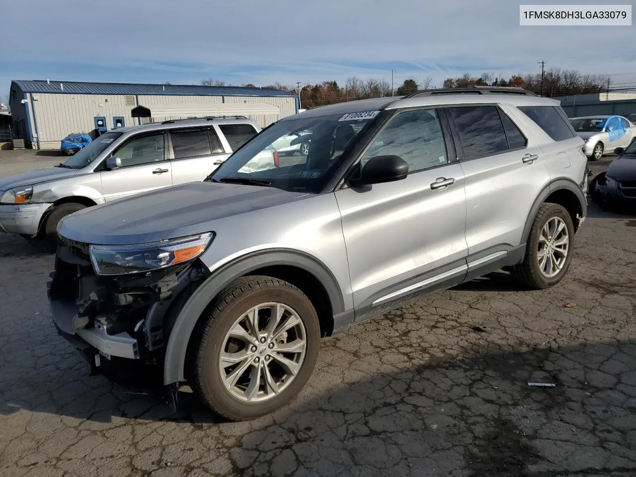 2020 Ford Explorer Xlt VIN: 1FMSK8DH3LGA33079 Lot: 81066234