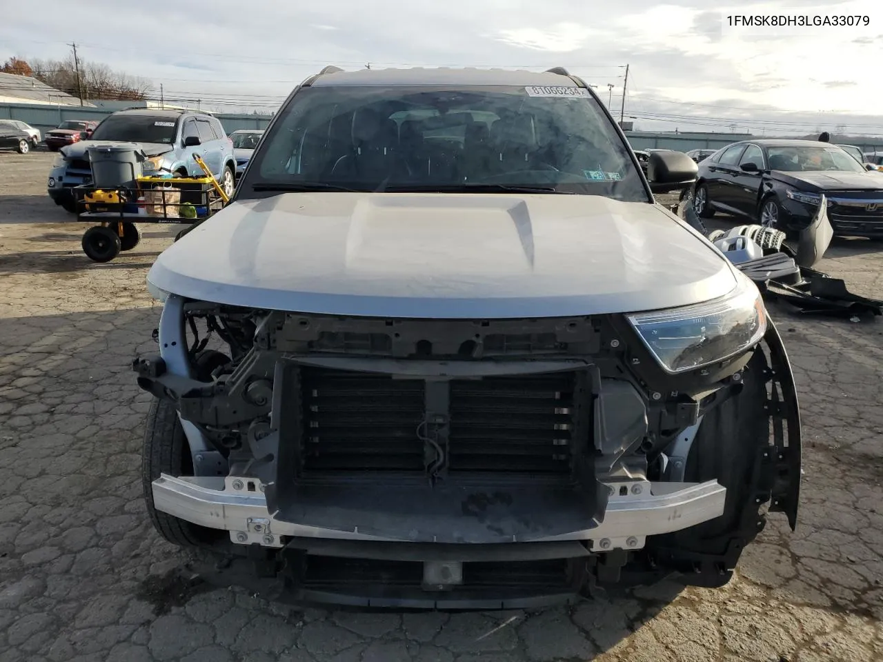 2020 Ford Explorer Xlt VIN: 1FMSK8DH3LGA33079 Lot: 81066234