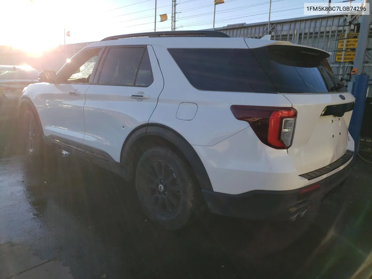 2020 Ford Explorer St VIN: 1FM5K8GC7LGB74296 Lot: 82521323