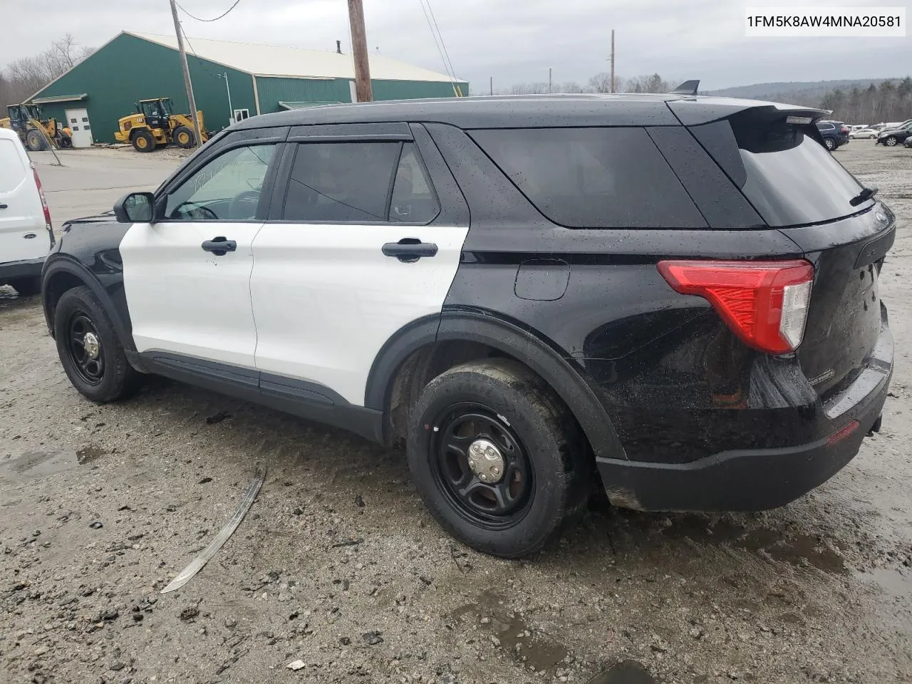 2021 Ford Explorer Police Interceptor VIN: 1FM5K8AW4MNA20581 Lot: 43246944