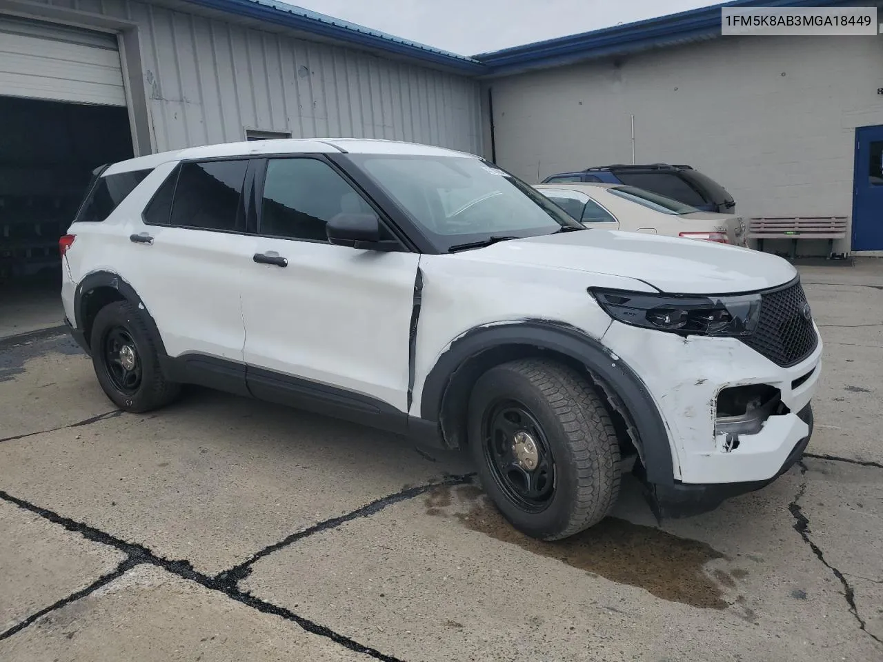 1FM5K8AB3MGA18449 2021 Ford Explorer Police Interceptor